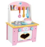 Cocina de madera corazón
